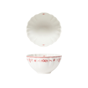 Vila White-Red Soup/Cereal Bowl 162mm