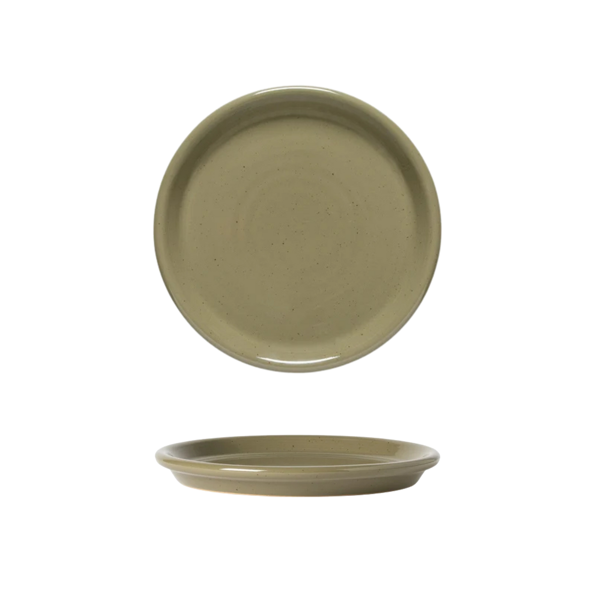 Scotia Olive Green Salad/Dessert Plate 211mm
