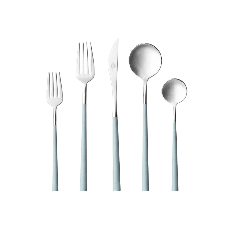 Mito Brushed Mint 5pc Cutlery Set