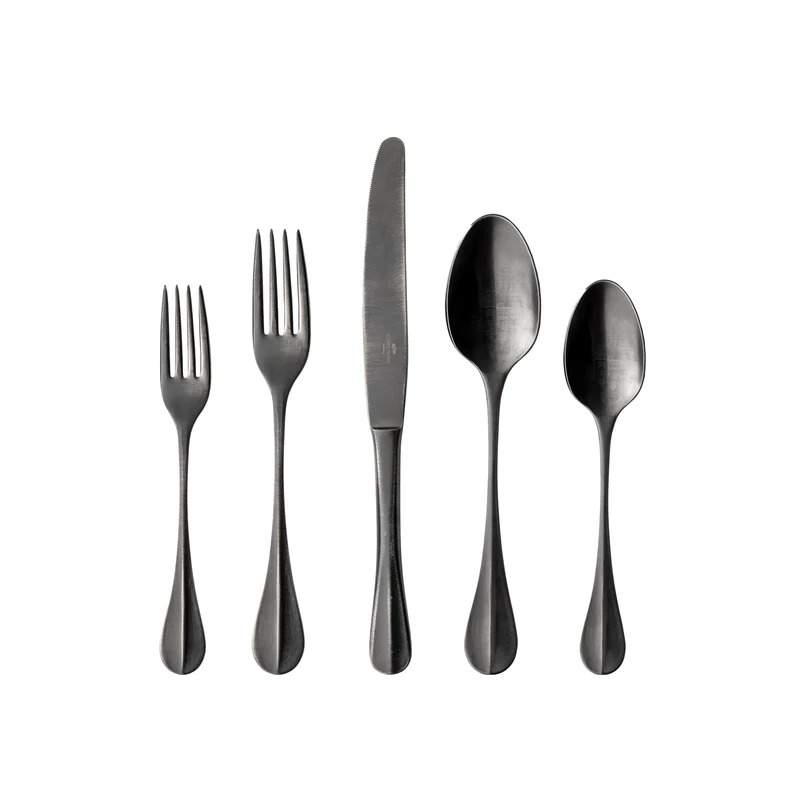 Nau Antique Black 5pc Cutlery Set