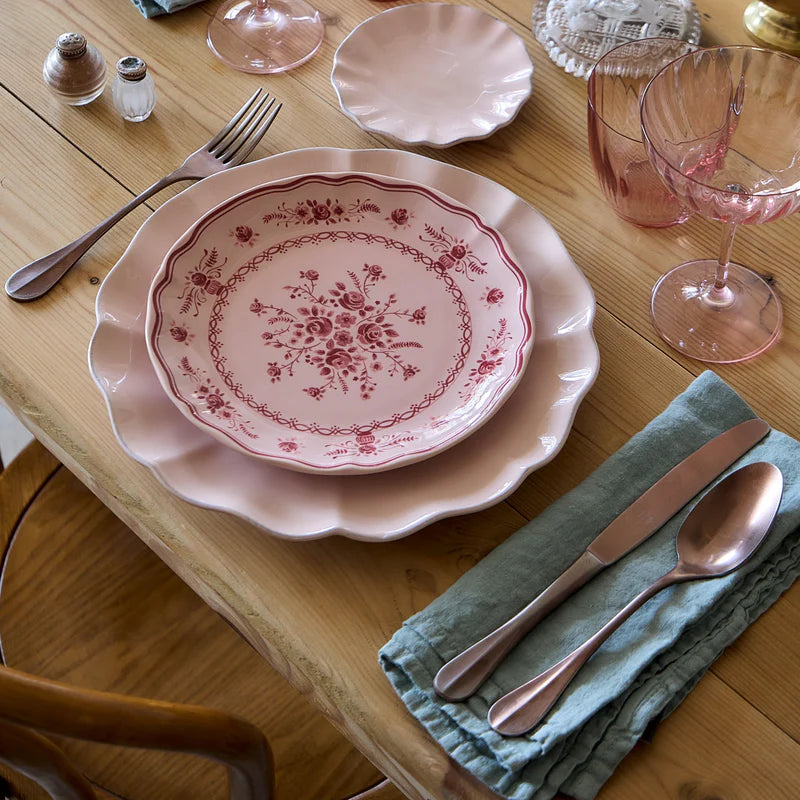 Vila Pink-Red Appetizer Plate 168mm