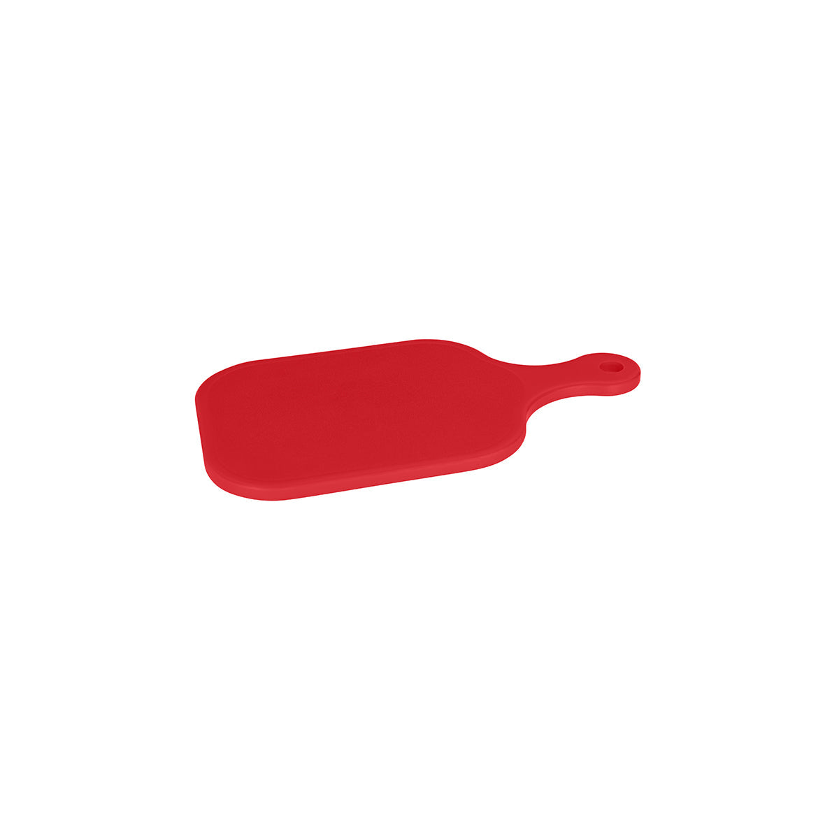 44391-RED Chef Inox Cutting Board Polyethylene Paddle Red 235x190mm Tomkin Australia Hospitality Supplies