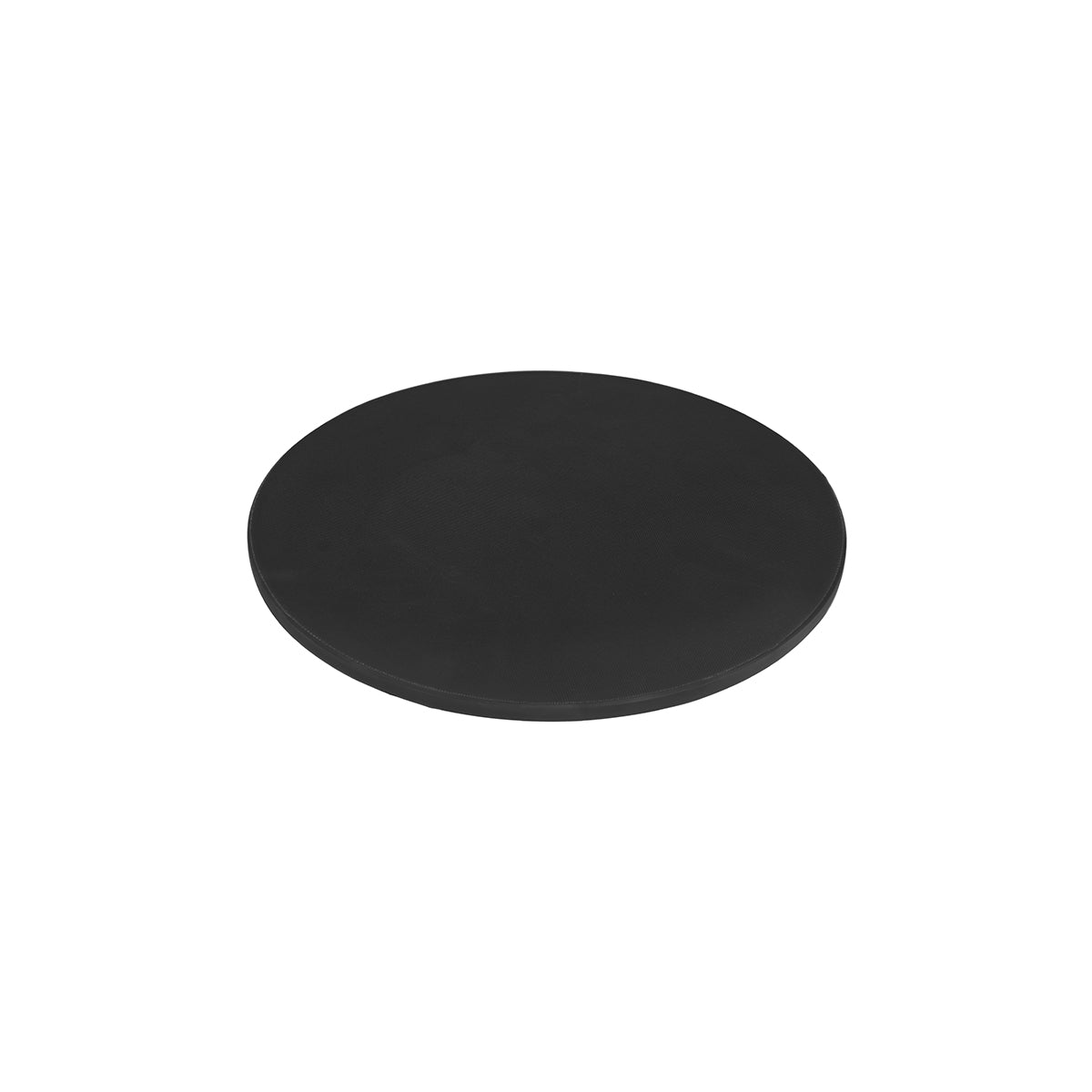 Cutting Board Polyethylene Round Black 350x13mm