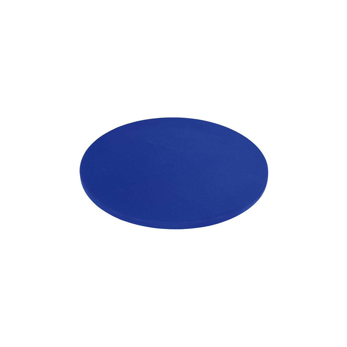 44392-BLU Chef Inox Cutting Board Polyethylene Round Blue 350mm Tomkin Australia Hospitality Supplies