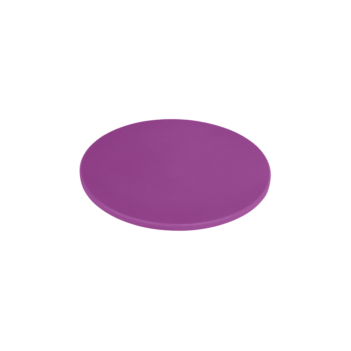 44392-PUR Chef Inox Cutting Board Polyethylene Round Purple 350mm Tomkin Australia Hospitality Supplies
