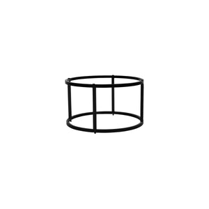 Zicco Form Metal Black Round Stand 285x160mm