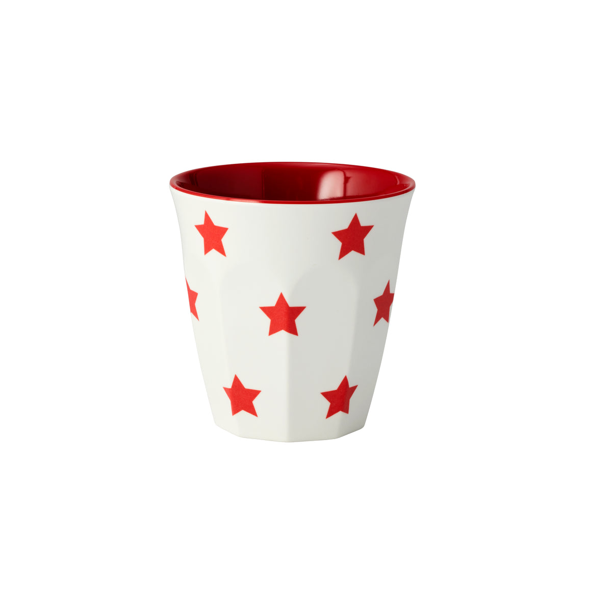 Red Stars on White Espresso Cup 200ml