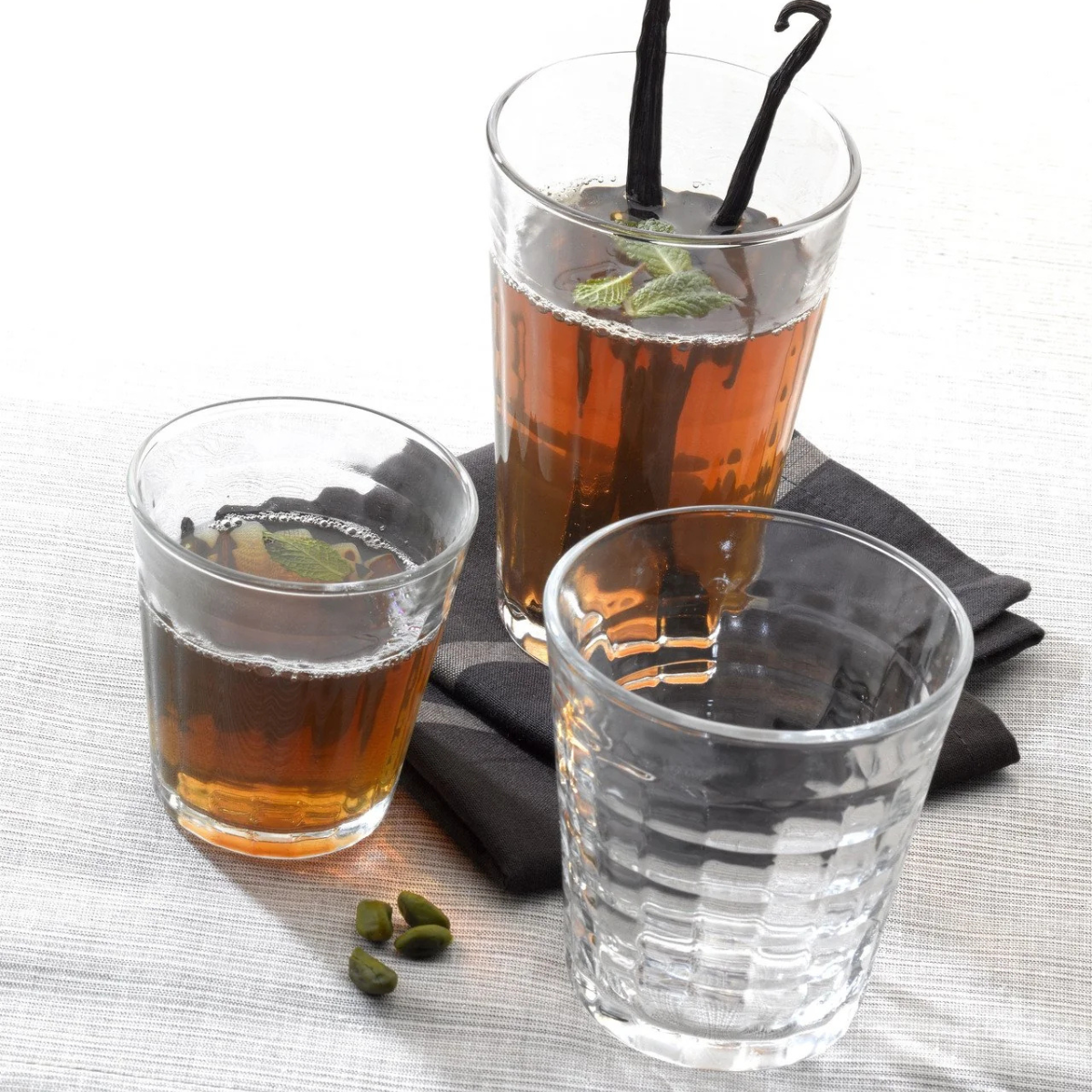 500-032 Duralex Prisme Tumbler Clear 275ml Tomkin Australia Hospitality Supplies