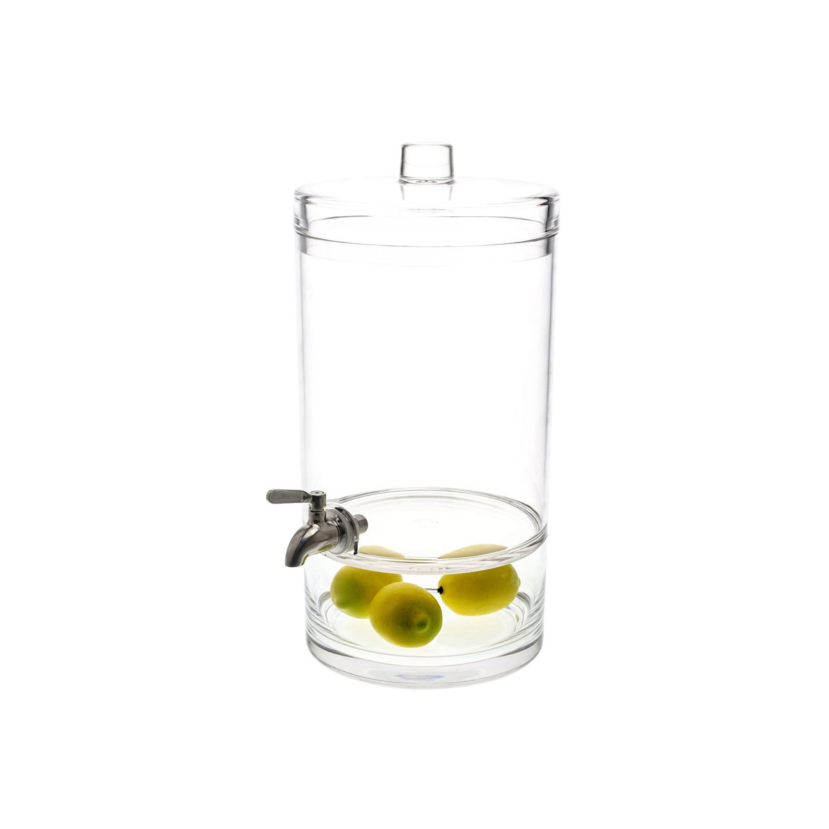 54976 Chef Inox Round Juice Dispenser Polypcarbonate 297x253x413mm / 8.9Lt Tomkin Australia Hospitality Supplies