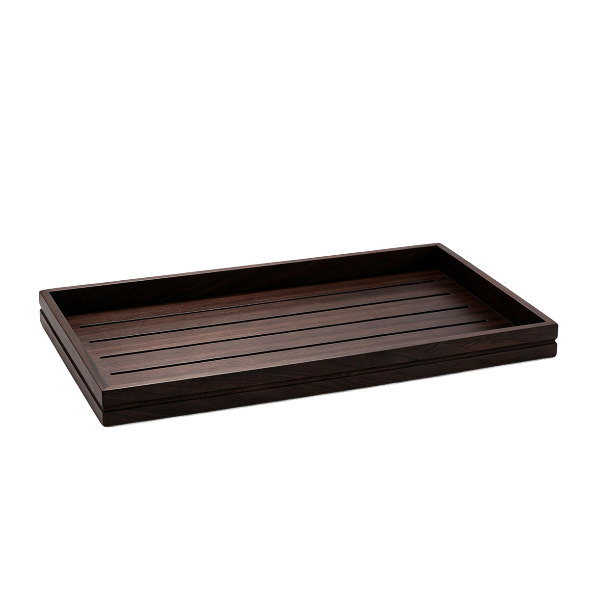 Serve Walnut Wooden Tray Gastronorm 1/1 530x325x38mm