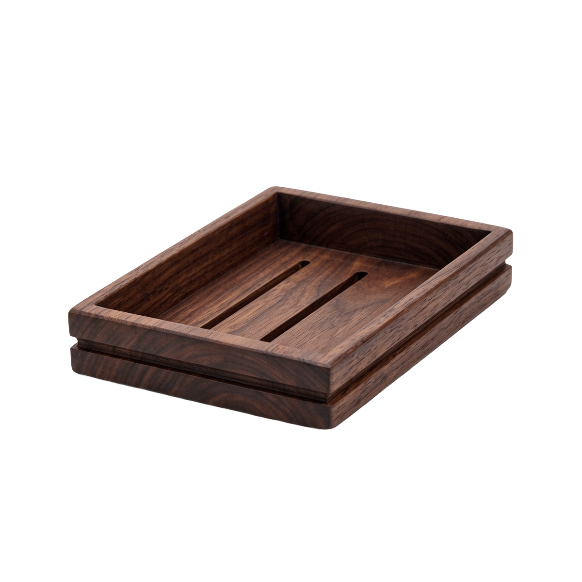 Serve Walnut Wooden Tray Gastronorm 1/4mm 265x165x38