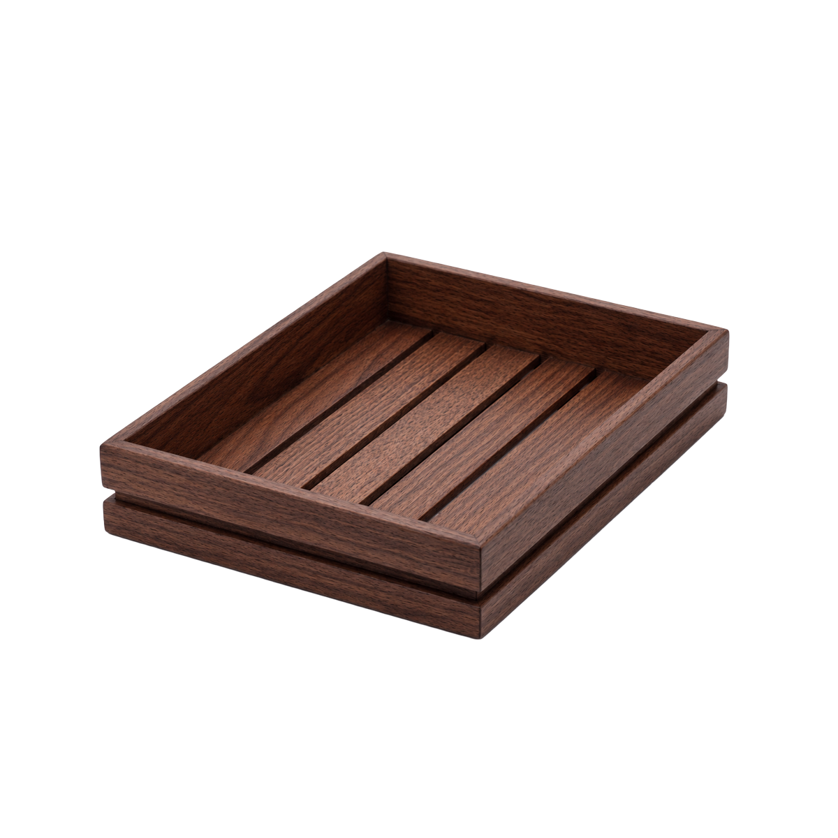 Serve Walnut Wooden Tray Gastronorm 2/3 355x325x38mm