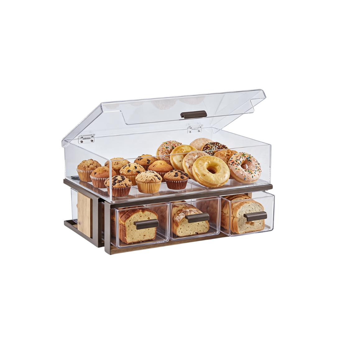 Serve 3-Draw Display with Tray 560x360x330mm