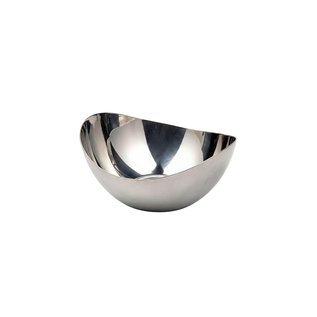 Serve Oval Serving Bowl Stainless Steel 155x145x80mm