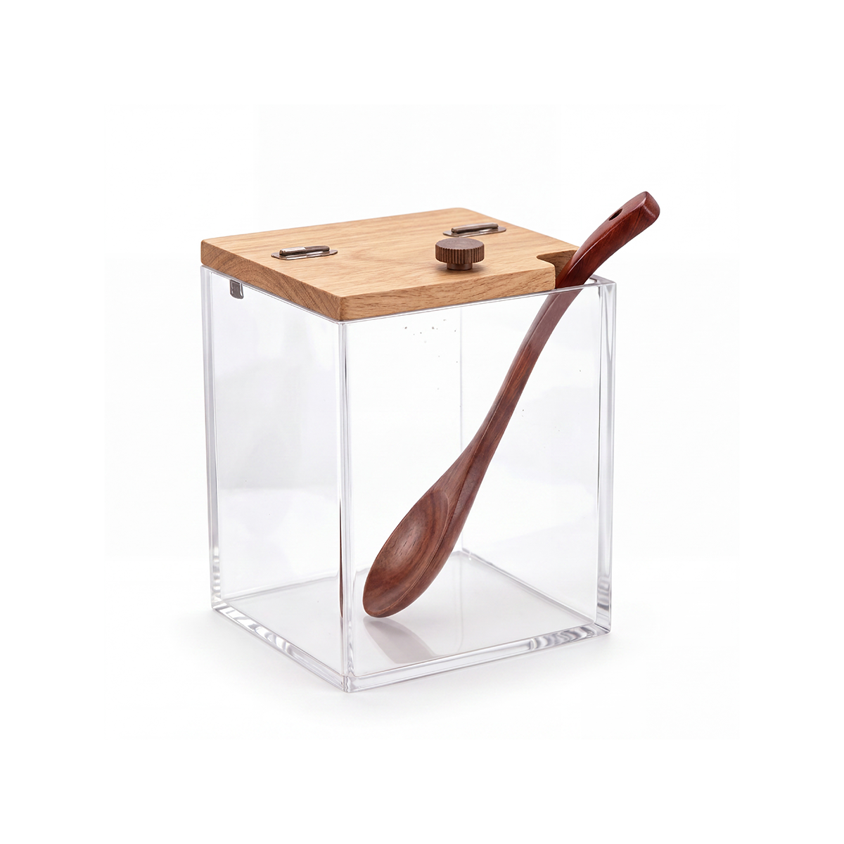 Serve Spare Jar with Beechwood  Lid For 55795 62x210mm