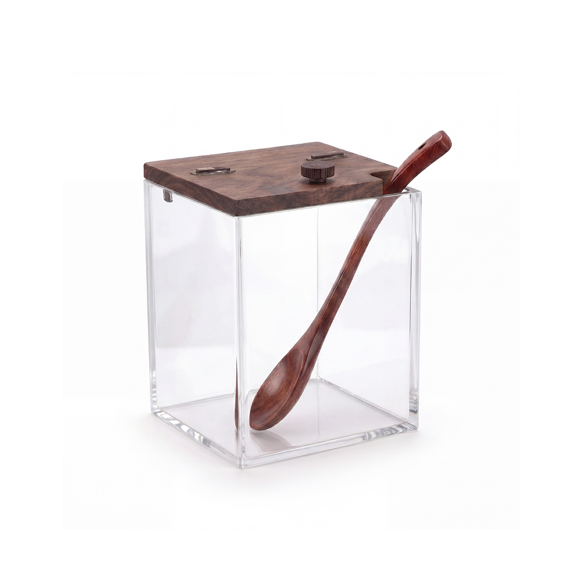 Serve Spare Jar with Walnut Lid For 55797 62x210mm