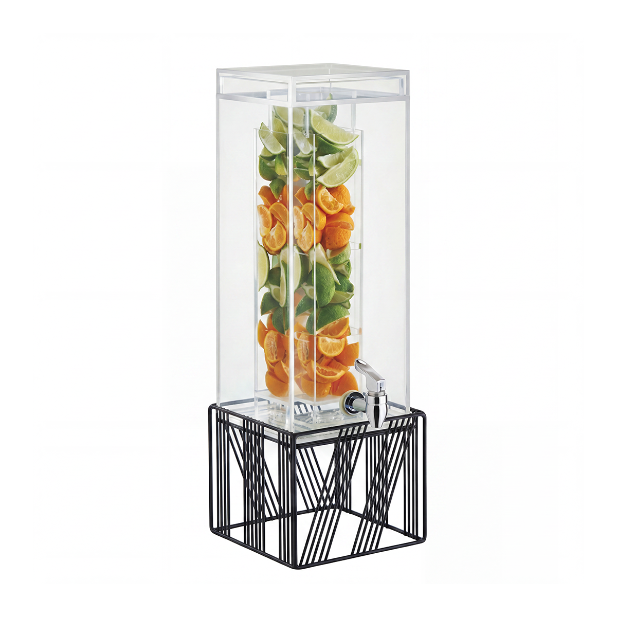 Serve Black Drink Dispenser with Infuser 180x220x600mm