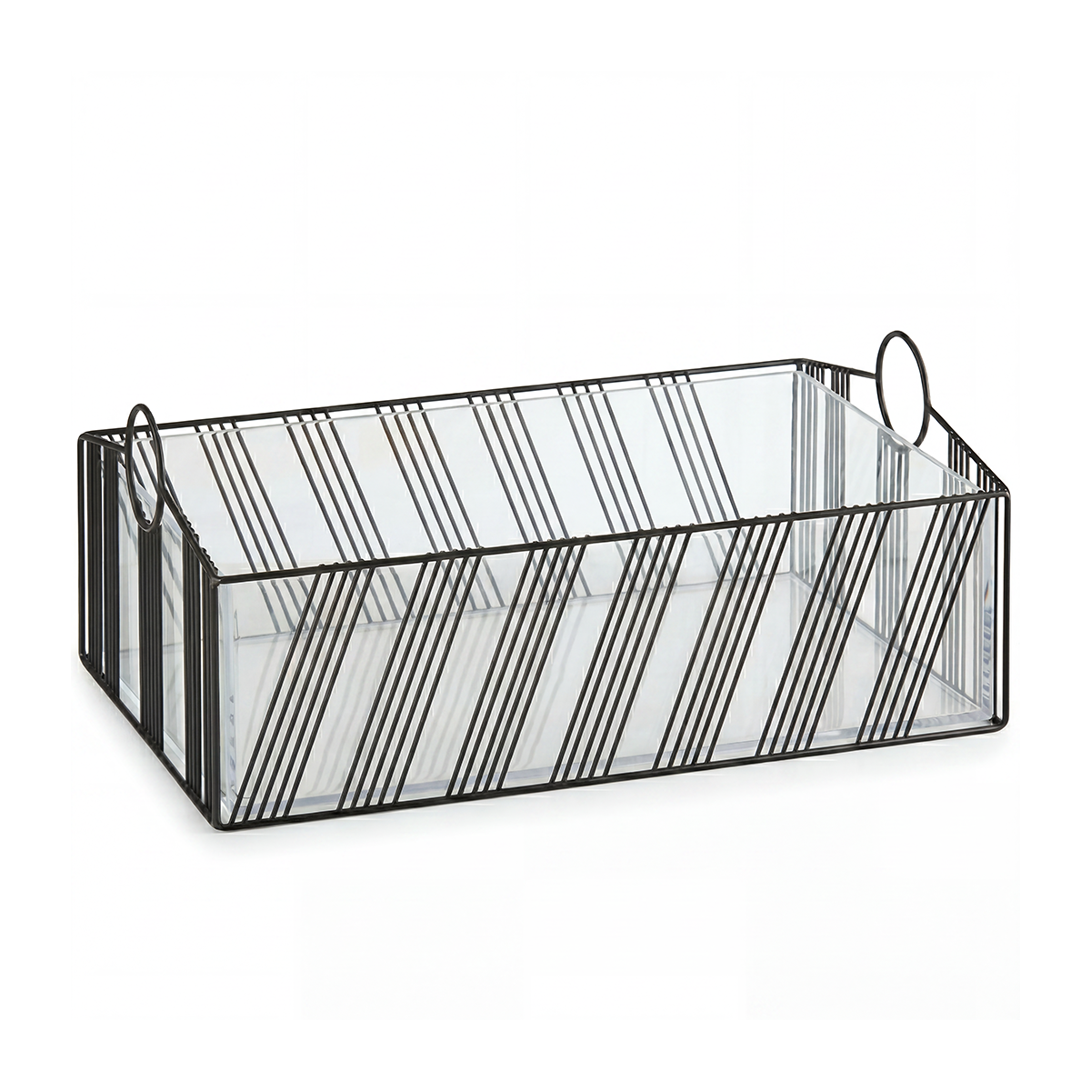 Serve Black Ice Box with Polycarbonate Pan 530x330x180mm
