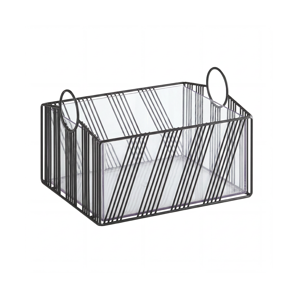 Serve Black Ice Box with Polycarbonate  Pan 330x280x180mm