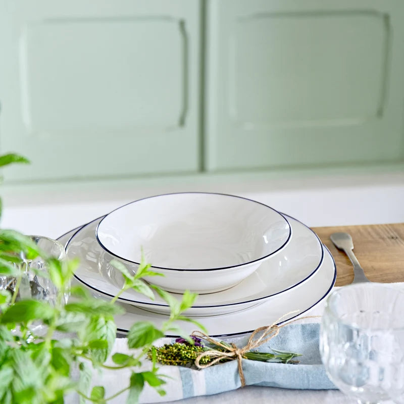 Beja White-Blue Plate 211mm