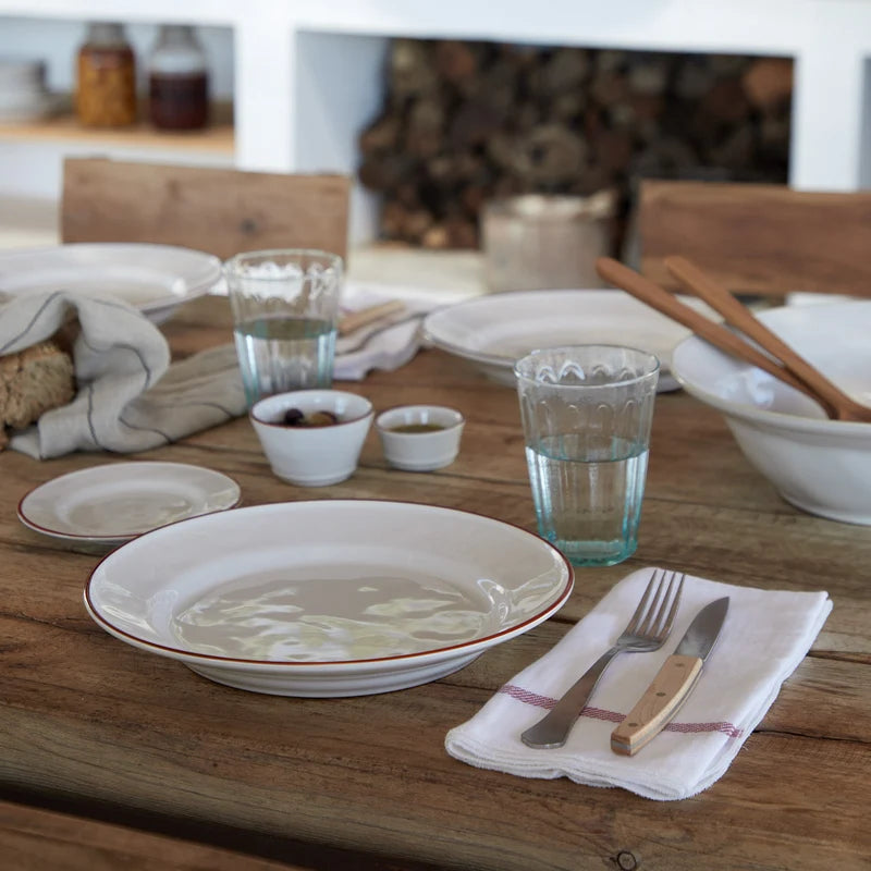Beja White-Red Plate 211mm
