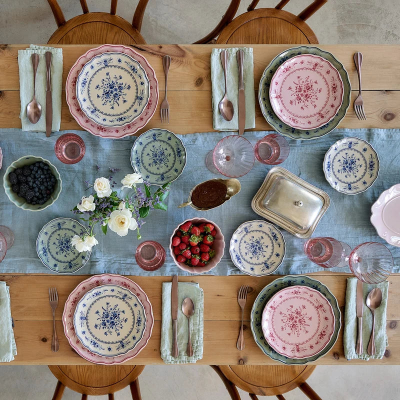 Vila Beige-Blue Appetizer Plate 168mm