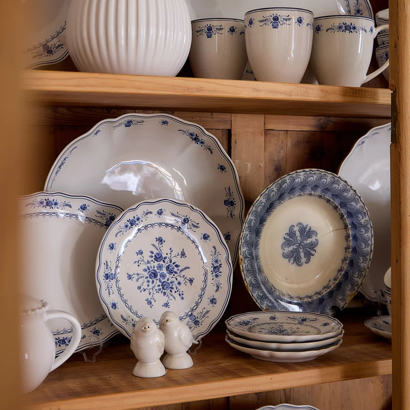 Vila White-Blue Salad/Dessert Plate 214mm