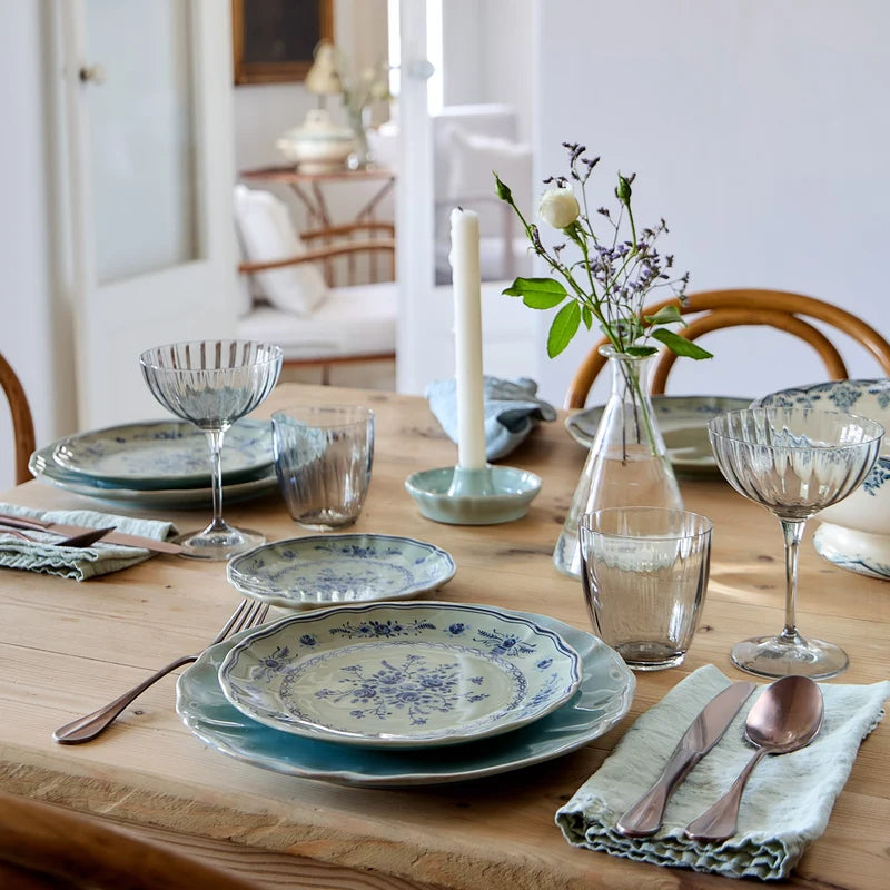 Vila Olive-Blue Salad/Dessert Plate 214mm