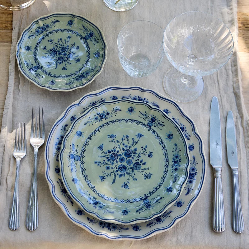 Vila Olive-Blue Salad/Dessert Plate 214mm