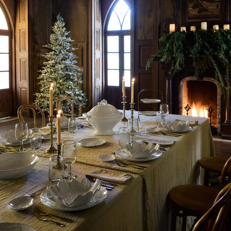Silvina Fennel White Centerpiece 270mm