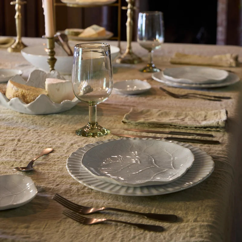 Silvina Fennel White Salad/Dessert Plate 227mm