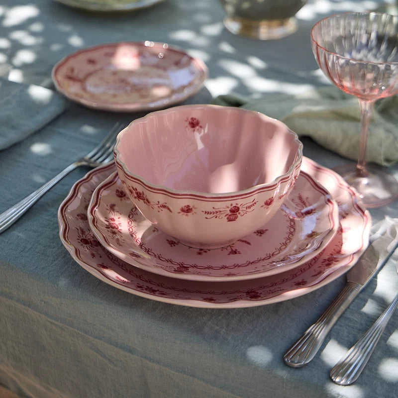 Vila Pink-Red Dinner Plate 270mm