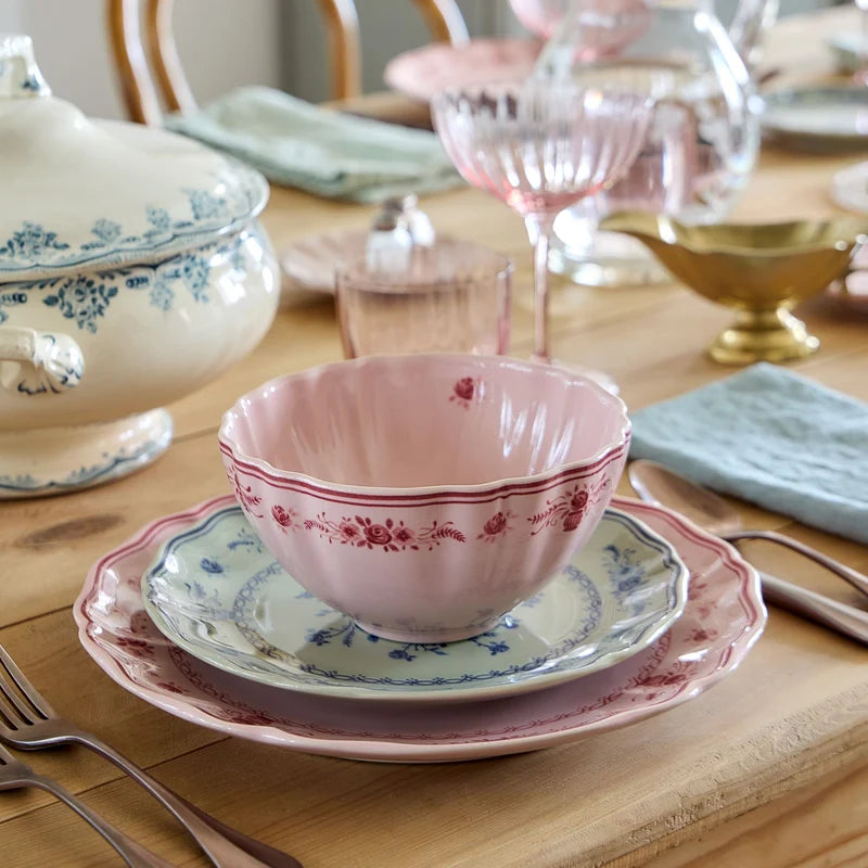 Vila Pink-Red Soup/Cereal Bowl 162mm