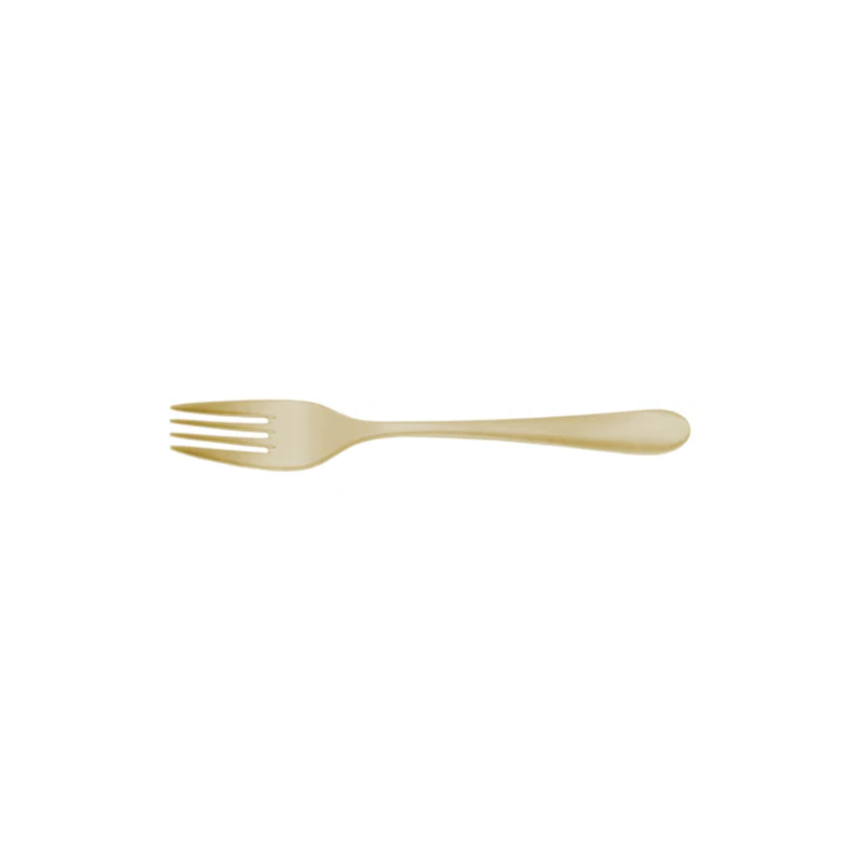 Signum Fish Fork Pale Gold Vintage Satin