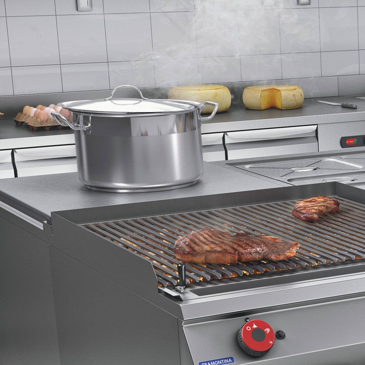 Professional Casserole Stainless Steel 360mm / 22.3lt