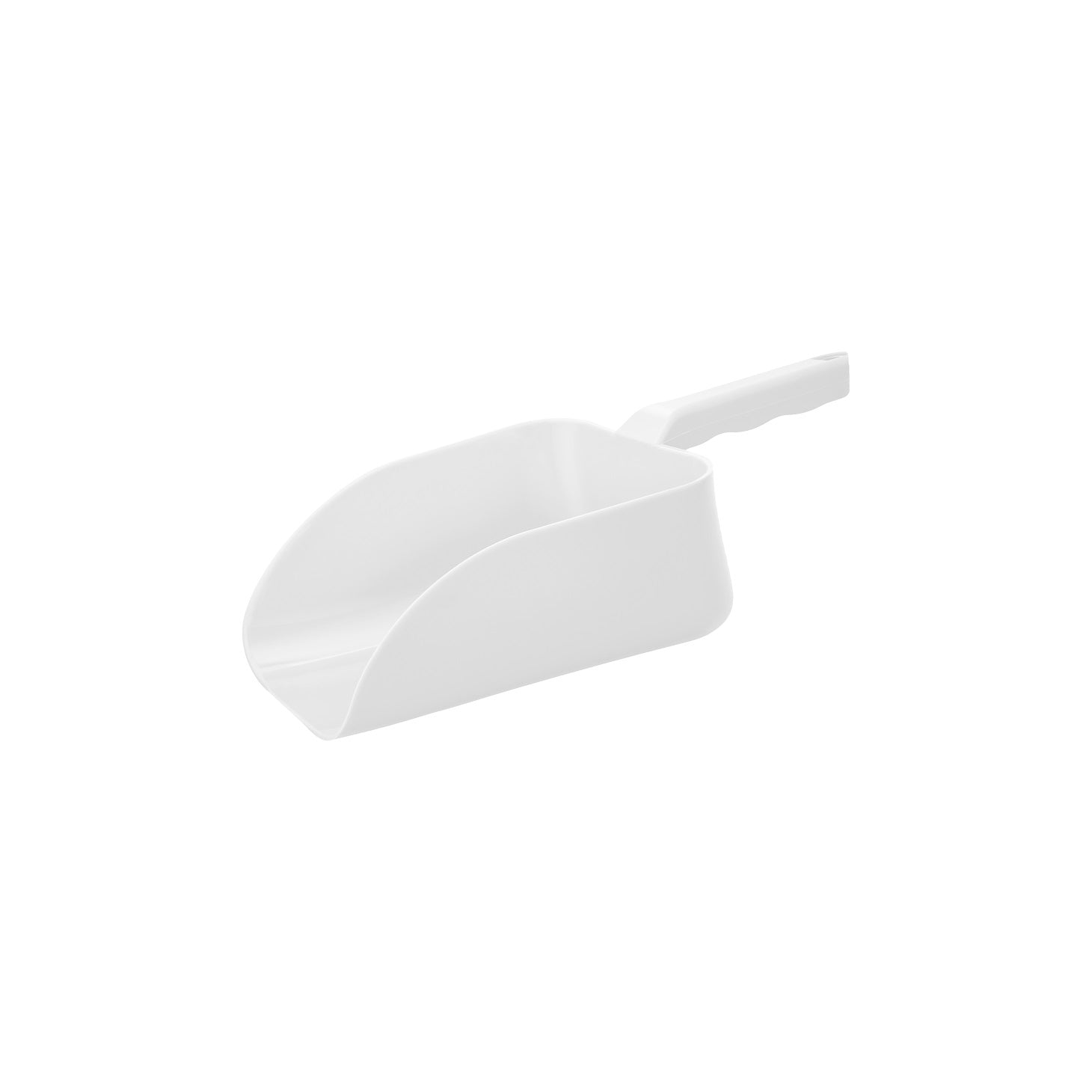 66167 Chef Inox Chef Inox Flat Scoop 780ml White Tomkin Australia Hospitality Supplies