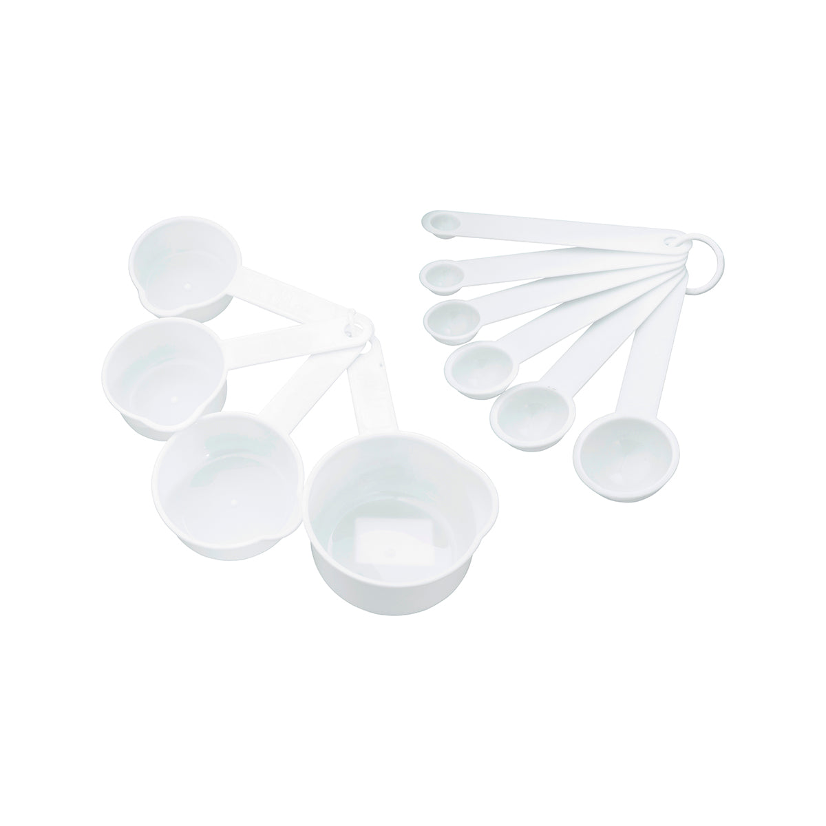 66480 Chef Inox Measuring Spoon/Cup Plastic 10pc Set Tomkin Australia Hospitality Supplies