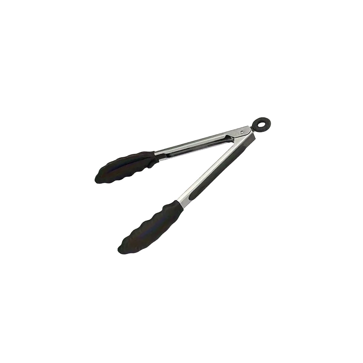 Utility Locking Tong with Black Silicone Head SS 230mm