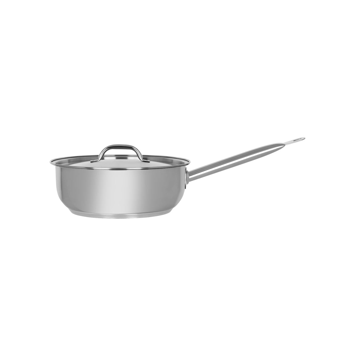 70463 Chef Inox Elite Saute Pan with Lid 240x85mm/3.5Lt Tomkin Australia Hospitality Supplies