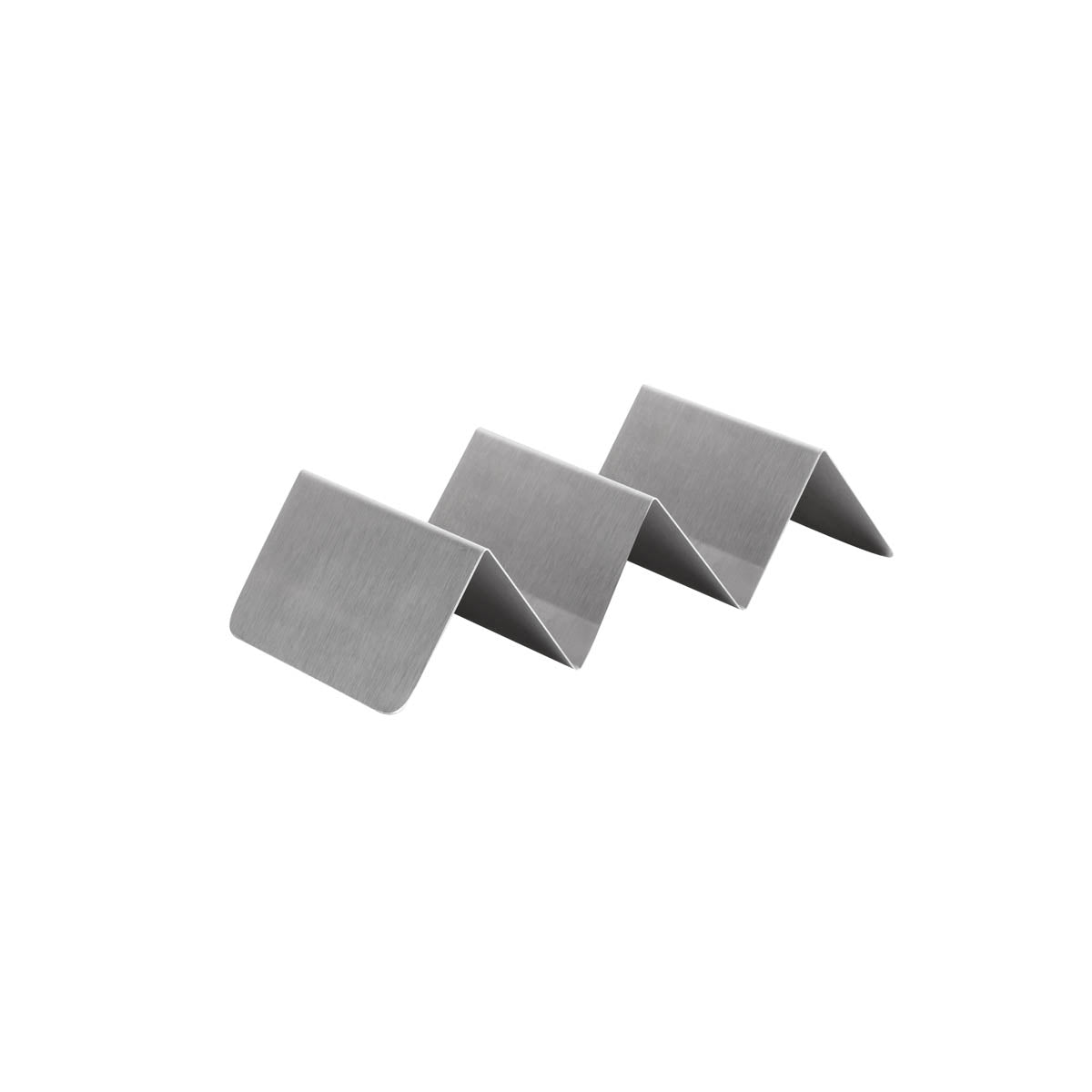 Coney Island Taco Holder / Stand Stainless Steel - 3 Compartment