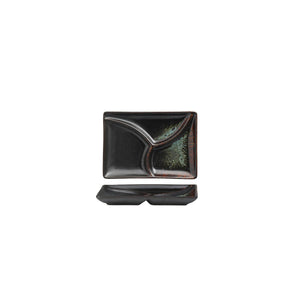 Fusion 3 Compartment Dip Dish 180x130mm Patina