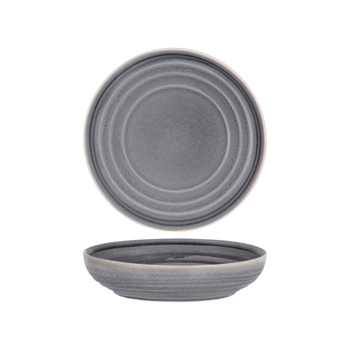 907483 Tablekraft Urban Linea Ocean Blue Round Bowl 230x51mm / 1220ml Tomkin Australia Hospitality Supplies