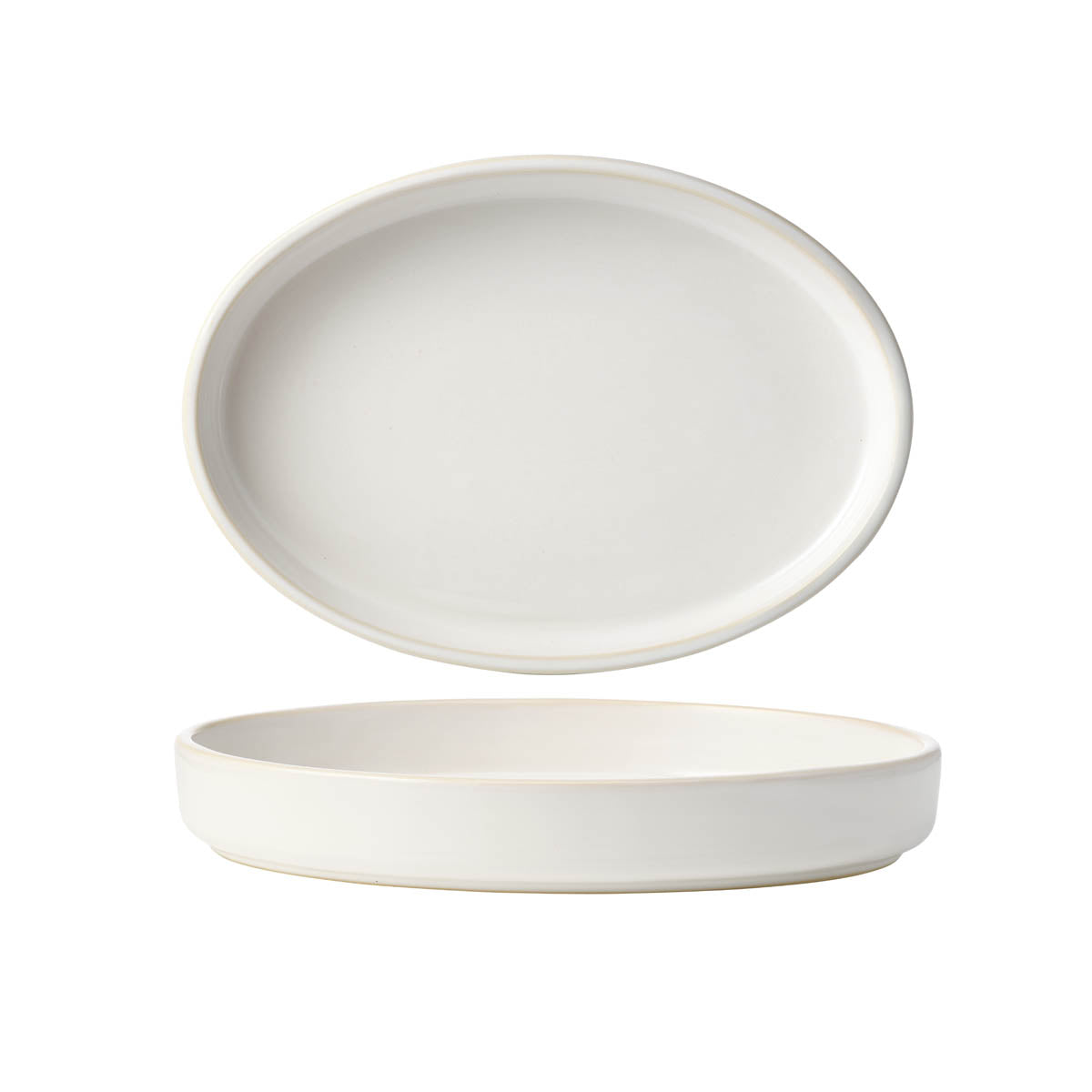 Urban Serve Oval Plate 430x312x34mm White