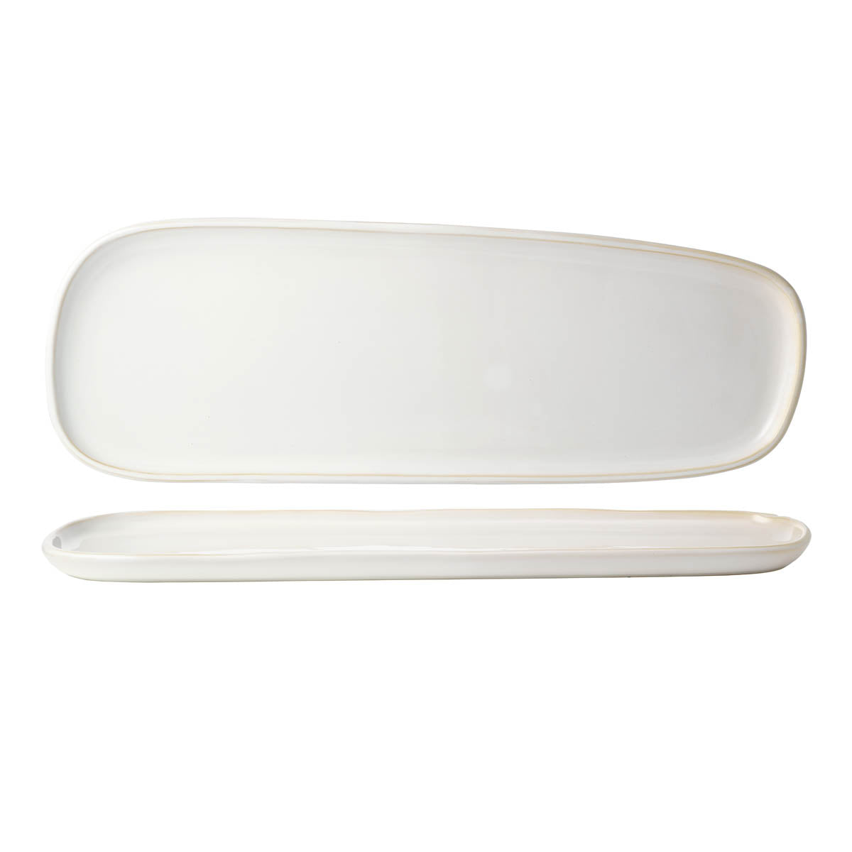 Urban Serve Oval Irregular Large 535x185mm White