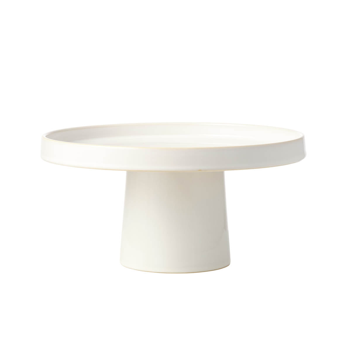 908461 Tablekraft Urban Serve Pedestal Plate 290x147mm White Tomkin Australia Hospitality Supplies