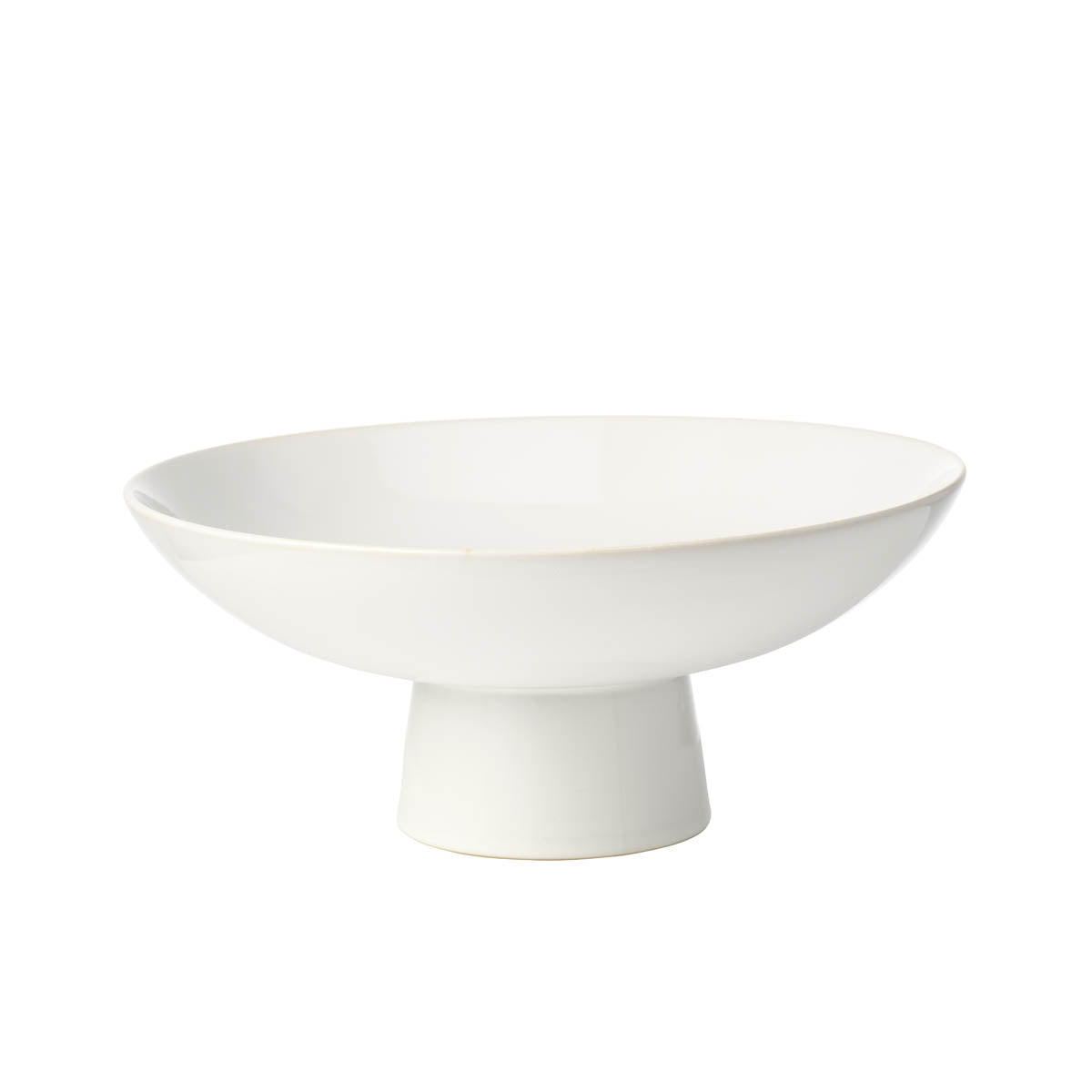 908467 Tablekraft Urban Serve Pedestal Flared Bowl 320x137mm White Tomkin Australia Hospitality Supplies