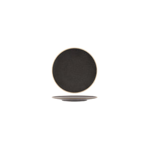 Soho Speckle Black Round Plate 160mm