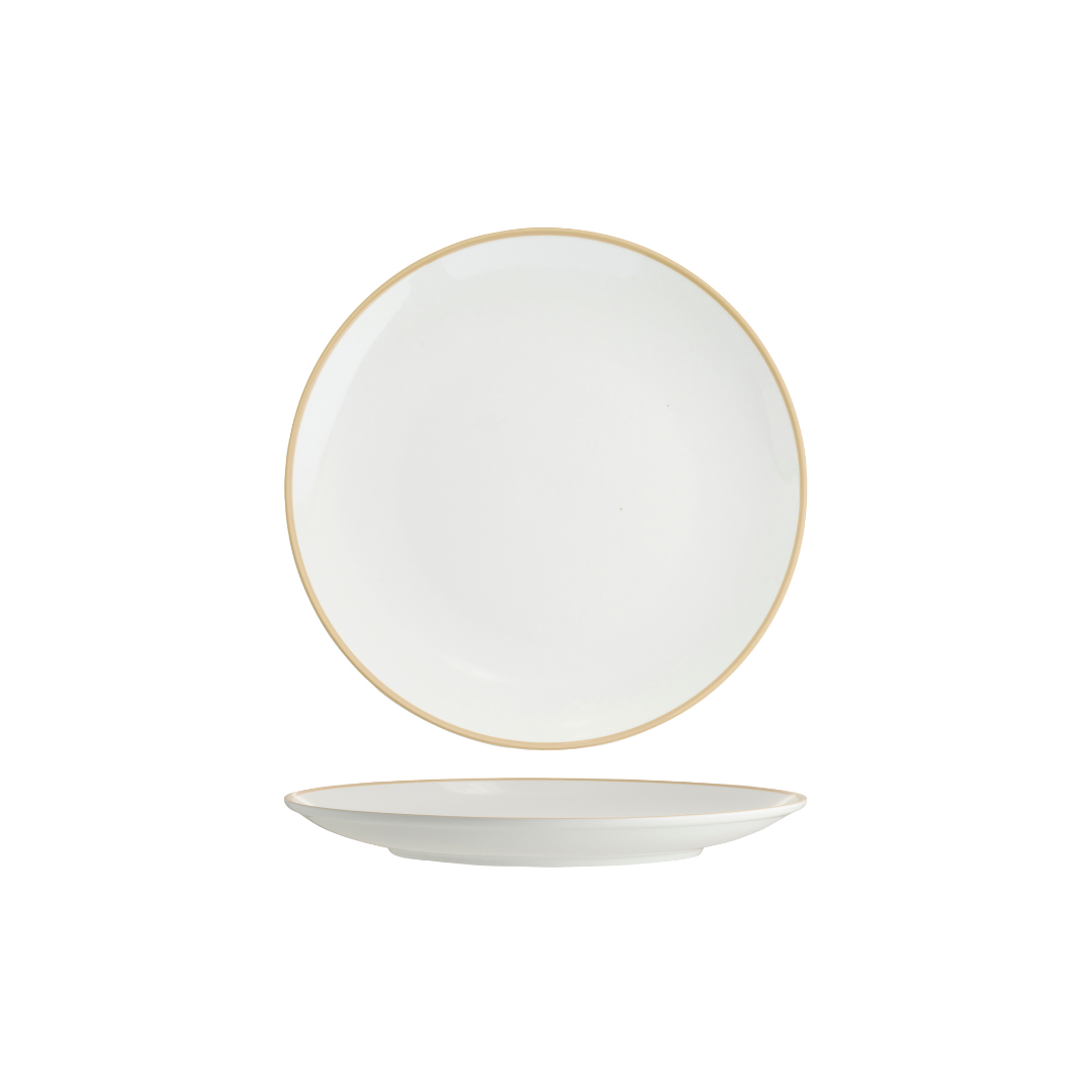 Core Round Coupe Plate Natural Rim 260mm