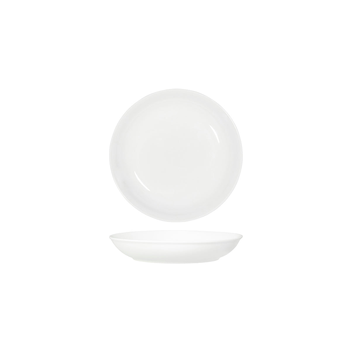 91060 Tablekraft Core White Round Coupe Bowl 205mm Tomkin Australia Hospitality Supplies