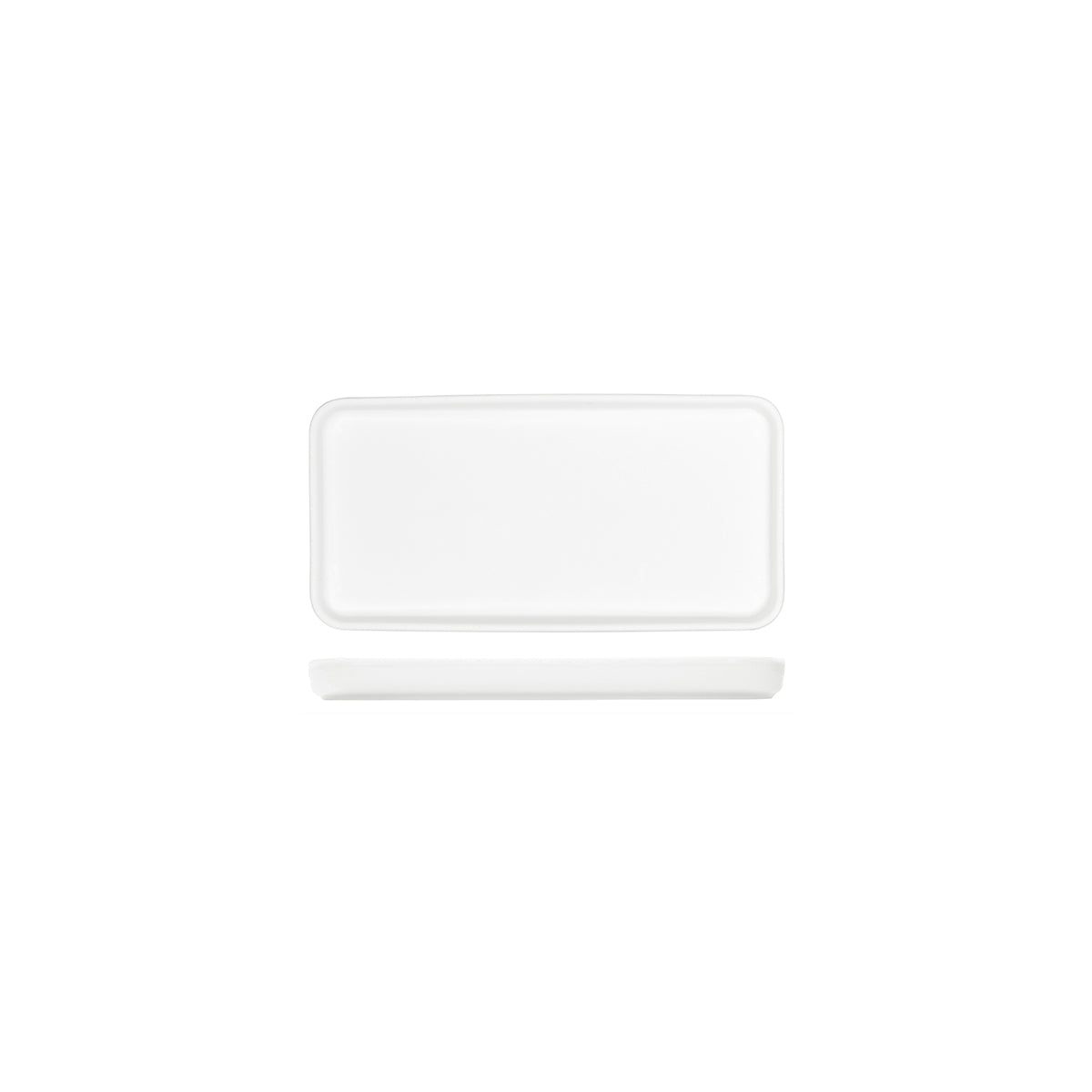 91070 Tablekraft Core White Rectangular Dish 250x125mm Tomkin Australia Hospitality Supplies
